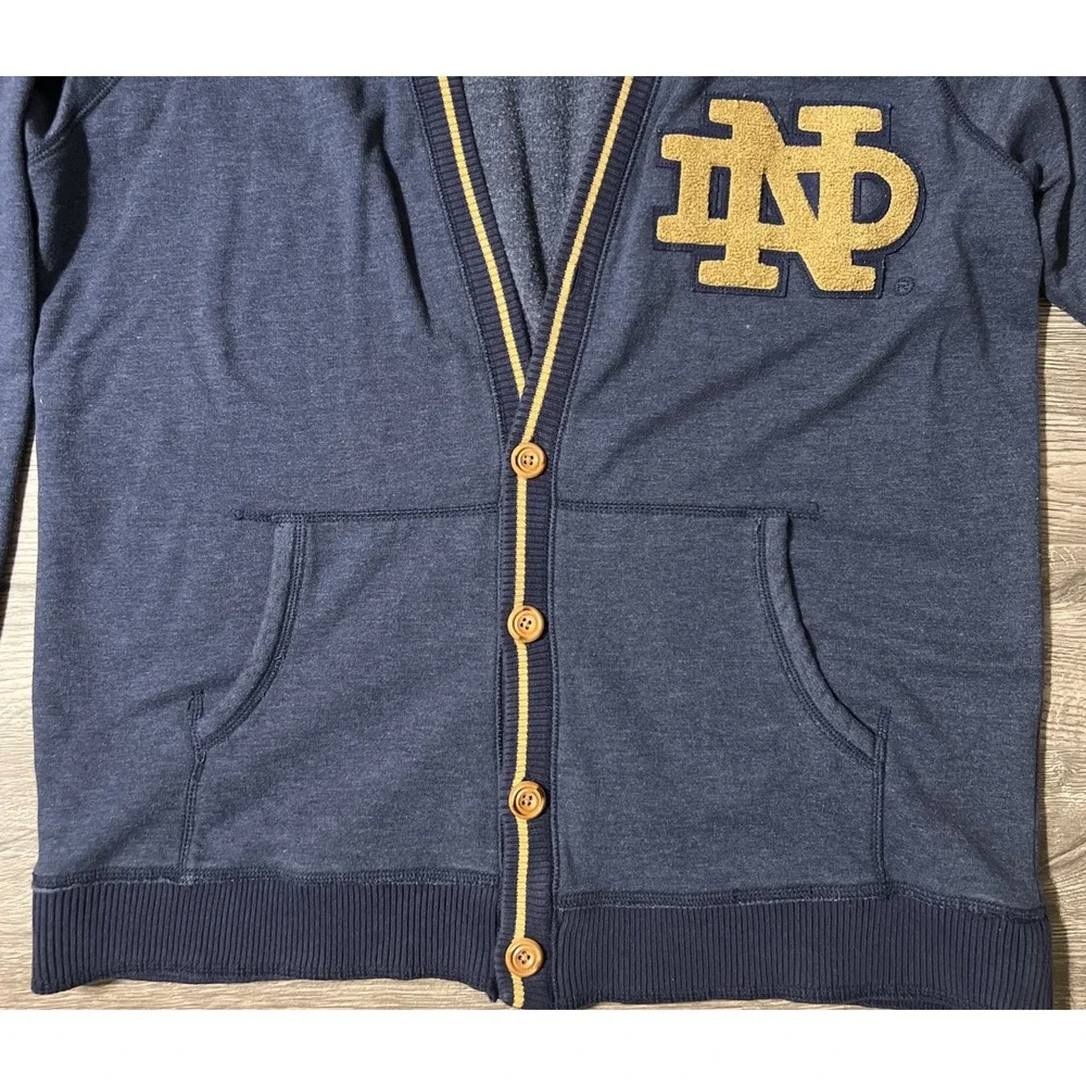 Mitchell & Ness Notre Dame Fighting Irish College Vault Cardigan Sweater Sz 2XL